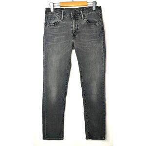 Levi 511 Mens Jeans Red Tab Faded Denim Straight Leg Stretch Gray Size 29x30